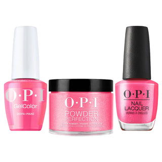 OPI Intelli 3 In 1 - S081 Dopa-mani - Pink Color - Dip, Gel & Lacquer Matching (OPI Summer 2026 Collection)