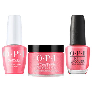 OPI Intelli 3 In 1 - S083 If U Like Pinka Coladas - Pink Color - Dip, Gel & Lacquer Matching (OPI Summer 2026 Collection)