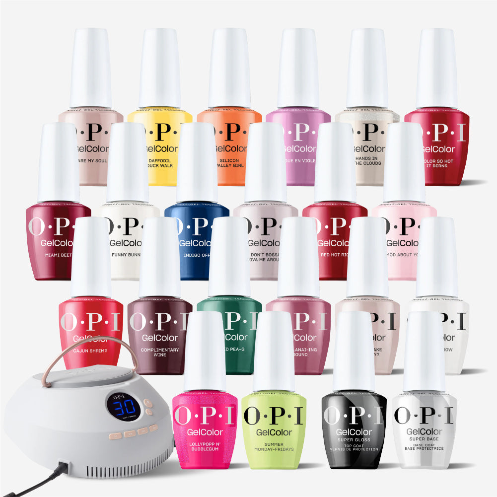 OPI Intelli-Gel - Best Sellers 20 Shade Set - OPI LED Light, Super Base ...