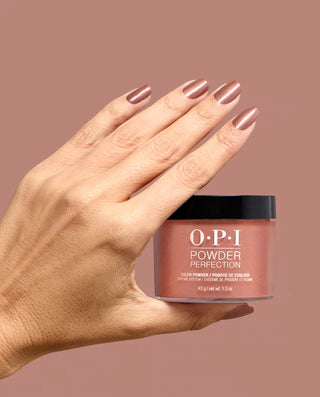 OPI Dipping Powder Nail - F043 Route Beer Float - Brown, Orange - 1.5oz (OPI Fall 2026 Collection)