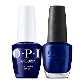 OPI Intelli Gel & Lacquer Duo - F047 Don't Over Ink It - Blue, Black - 0.5 oz (OPI Fall 2026 Collection)