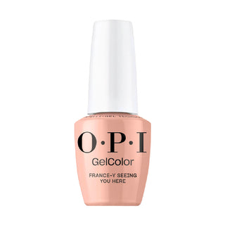OPI Intelli-Gel - F039 France-y Seeing You Here - Peach, Pink - Gel Color 0.5 oz (OPI Fall 2026 Collection)