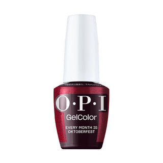 OPI Intelli-Gel - F040 Every Month is Oktoberfest - Red, Purple - Gel Color 0.5 oz (OPI Fall 2026 Collection)
