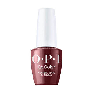 OPI Intelli-Gel - F042 Vampire State Building - Red, Brown - Gel Color 0.5 oz (OPI Fall 2026 Collection)
