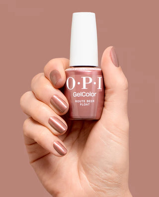 OPI Intelli-Gel - F043 Route Beer Float - Brown, Orange - Gel Color 0.5 oz (OPI Fall 2026 Collection)