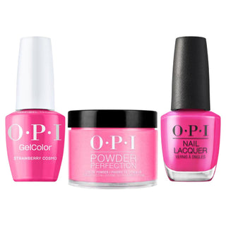 OPI Intelli 3 in 1 - S070 Strawberry Cosmo - Dip, Gel & Lacquer Matching