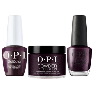 OPI Intelli Gel & Lacquer Duo - F046 Lincoln Park at Midnight - Purple, Red - 0.5 oz (OPI Fall 2026 Collection)