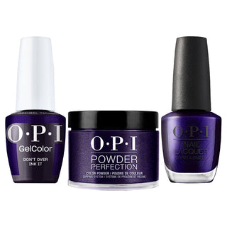 OPI Intelli Gel & Lacquer Duo - F047 Don't Over Ink It - Blue, Black - 0.5 oz (OPI Fall 2026 Collection)