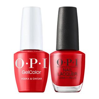 OPI Intelli Gel & Lacquer Duo - F048 Vodka & Caviar - Red - 0.5 oz (OPI Fall 2026 Collection)