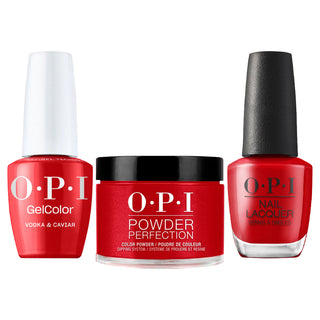 OPI Intelli Gel & Lacquer Duo - F048 Vodka & Caviar - Red - 0.5 oz (OPI Fall 2026 Collection)