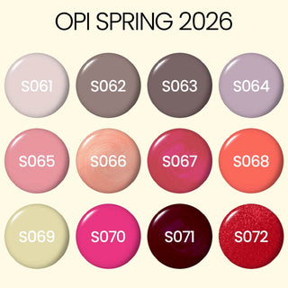 OPI Gel Nail Polish Duo - Set 12 Gel Colors - Opi Spring 2026 Collection