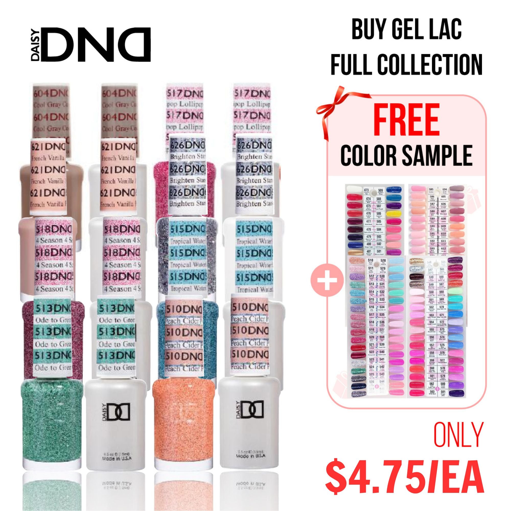 One Line DND 280 Gel & Lacquer Combos