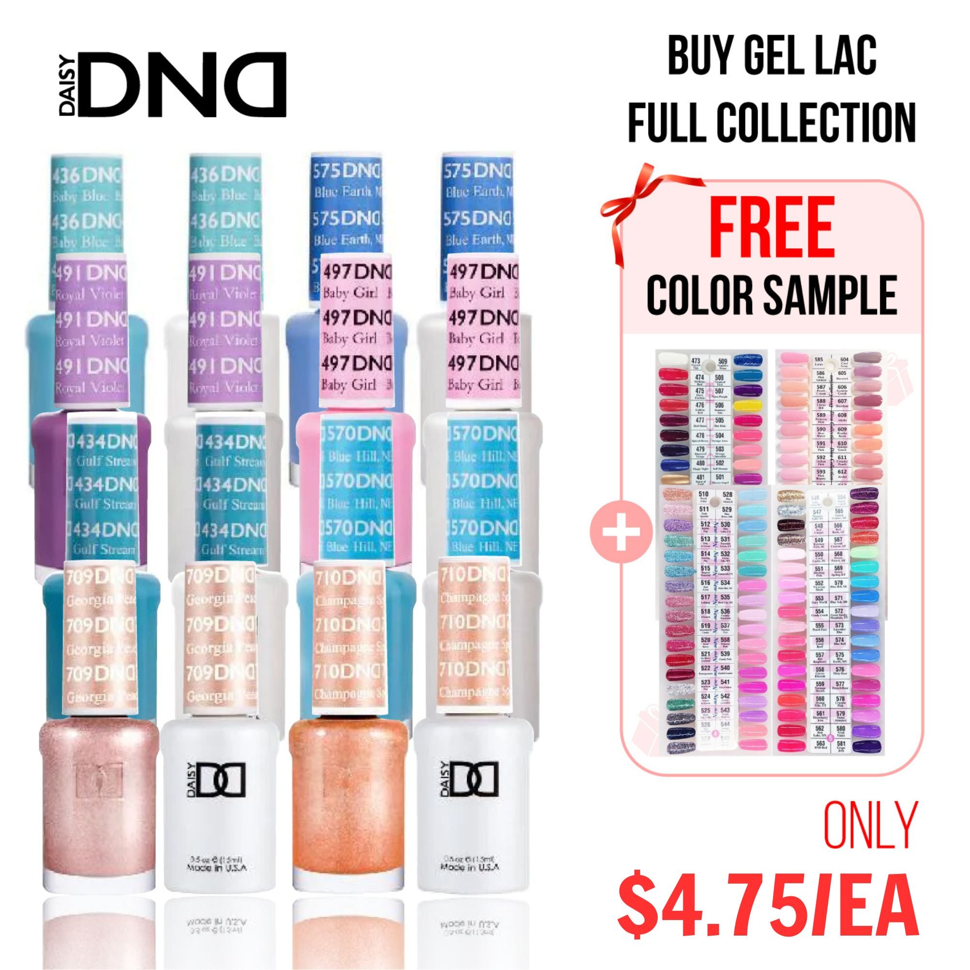 One Line DND 307 Gel & Lacquer Combos