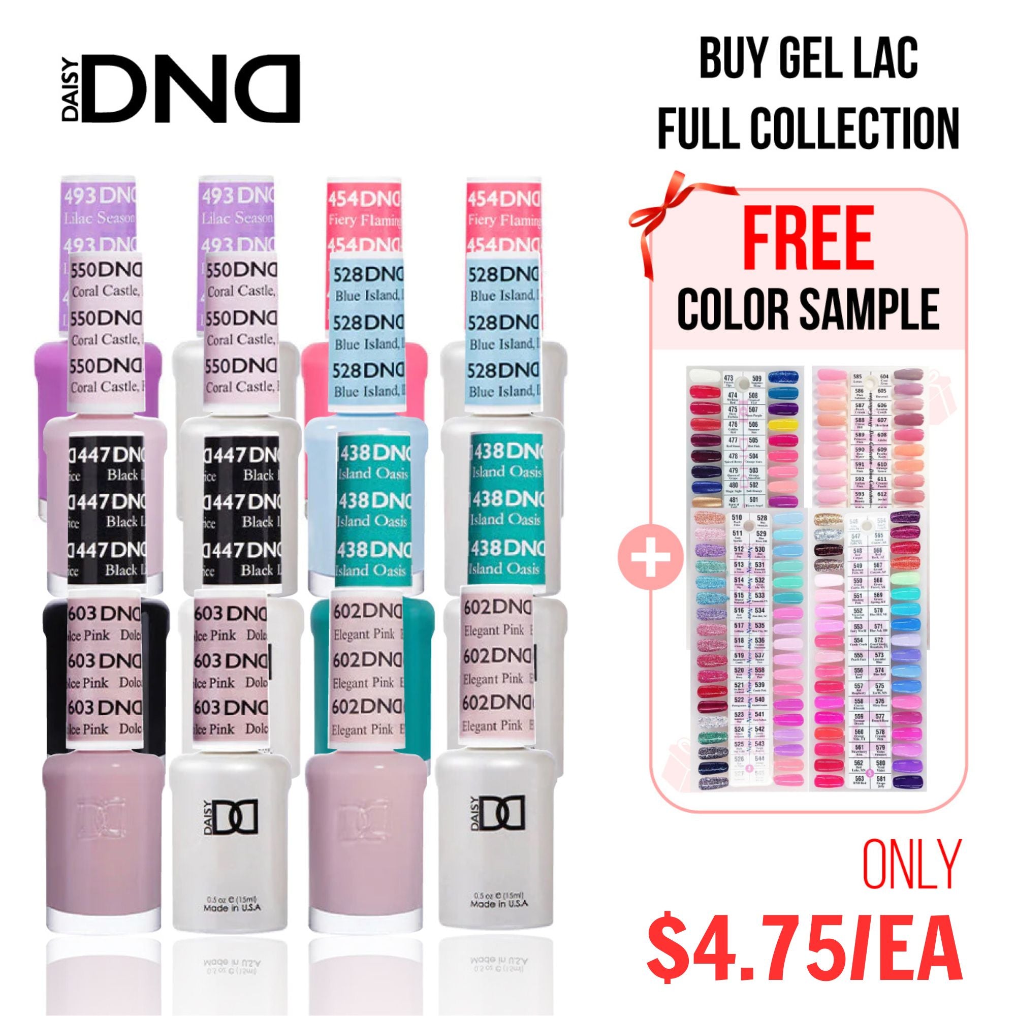 One Line DND 396 Gel & Lacquer Combos