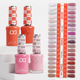 DND HEMA & TPO Free Gel Nail Polish Duo - Part 02 - Set of 36 Colors - High Gloss
