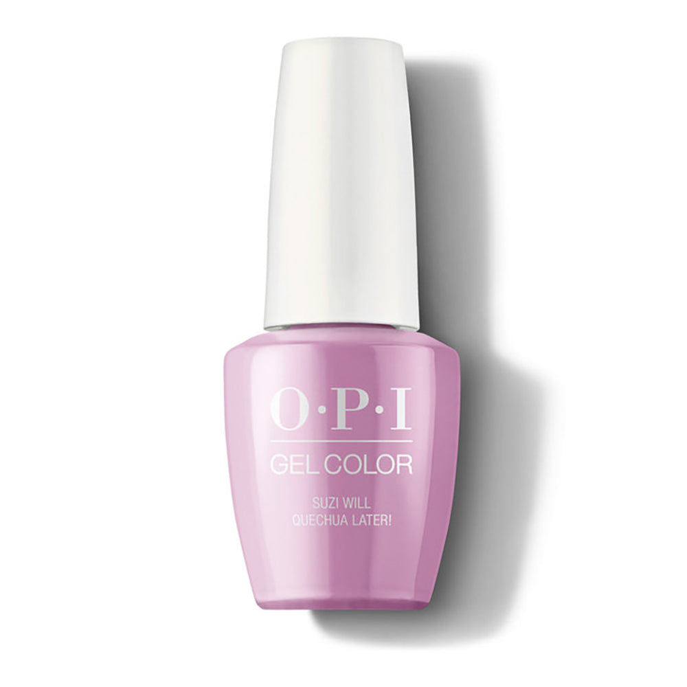 OPI Gel Nail Polish Duo - P31 Suzi Will Quechua Later! - Purple Colors