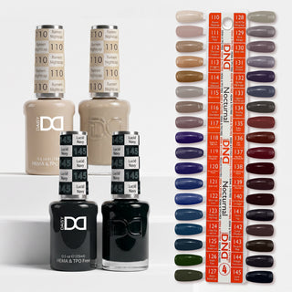 DND HEMA & TPO Free Gel Nail Polish Duo - Part 04 - Set of 36 Colors - Nocturnal
