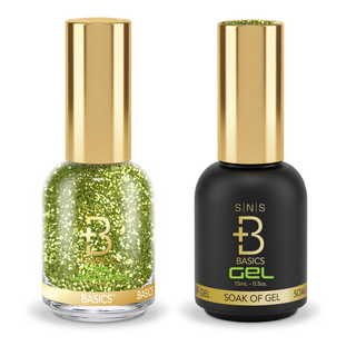 SNS Pro Gel Nail Polish Duo - PI-115 - Green Collection