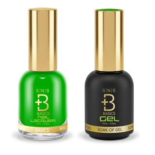 SNS Pro Gel Nail Polish Duo - PI-012 - Green Collection