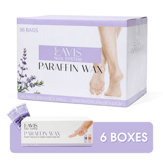 LAVIS Paraffin Wax Lavender Set 6Pcs/Box - 6 Box/Case