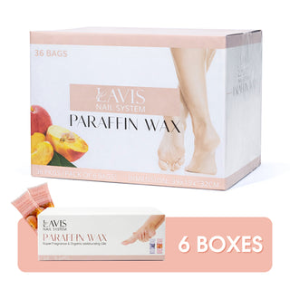 LAVIS Paraffin Wax Peach Set 6Pcs/Box - 6 Box/Case
