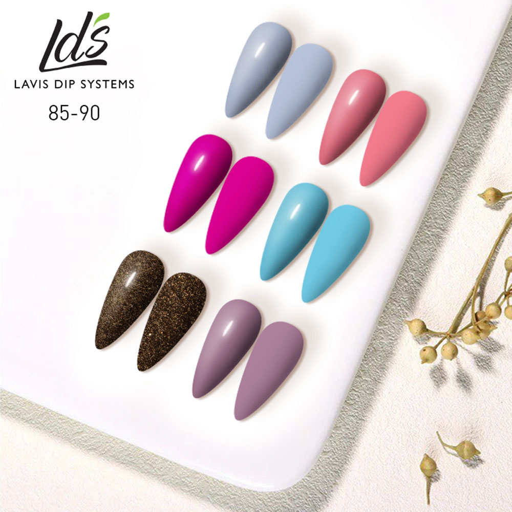 LDS Healthy Gel Color Set (6 colors): 85 to 90