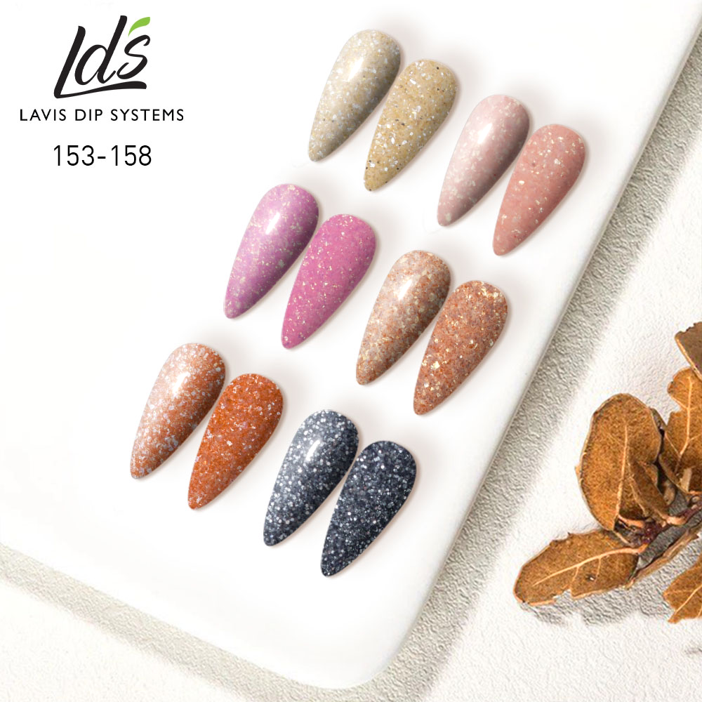 LDS Healthy Gel Color Set (6 colors): 153 to 158