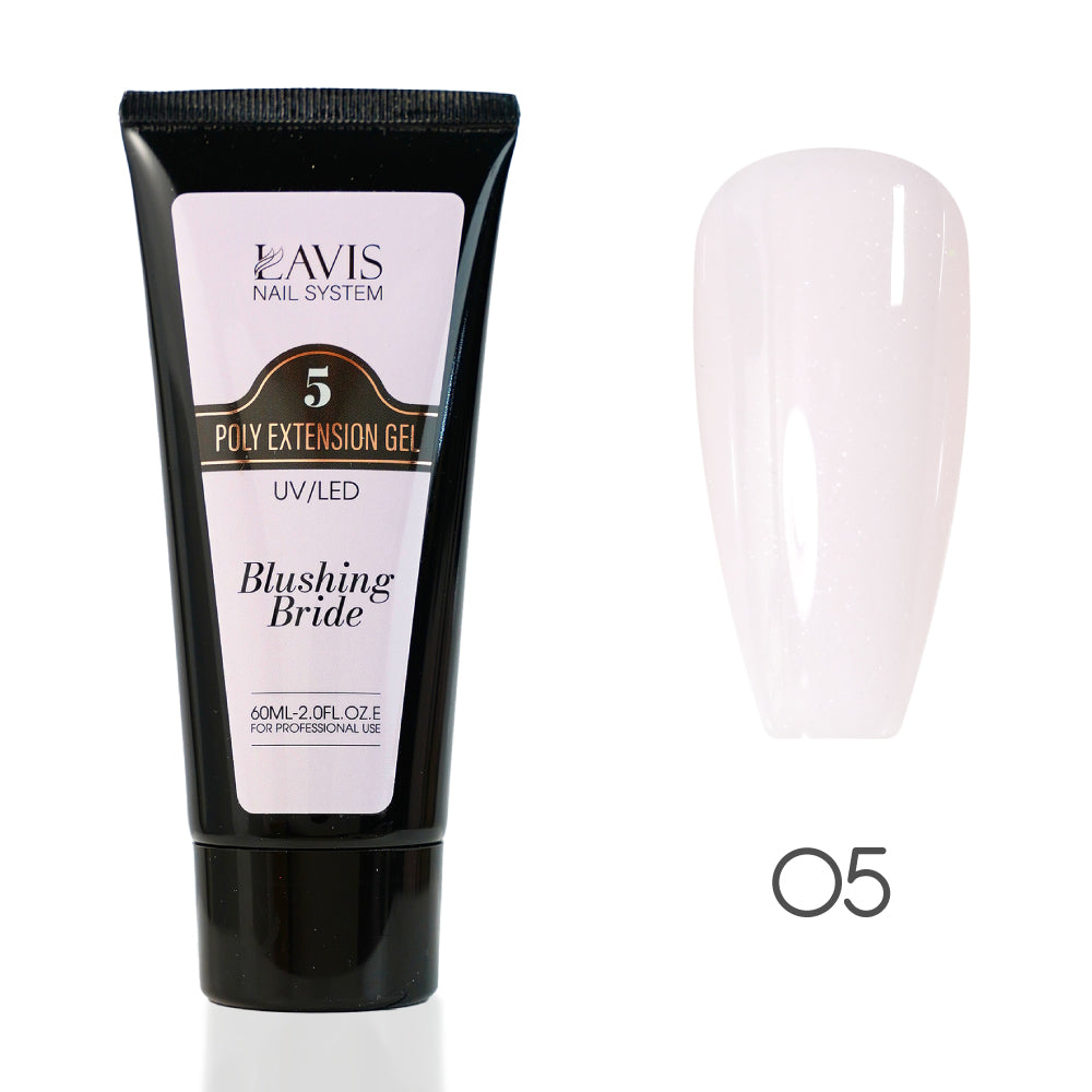 LAVIS 05 Blushing Bride - New Poly Extension Gel 15 UV/LED 60ml