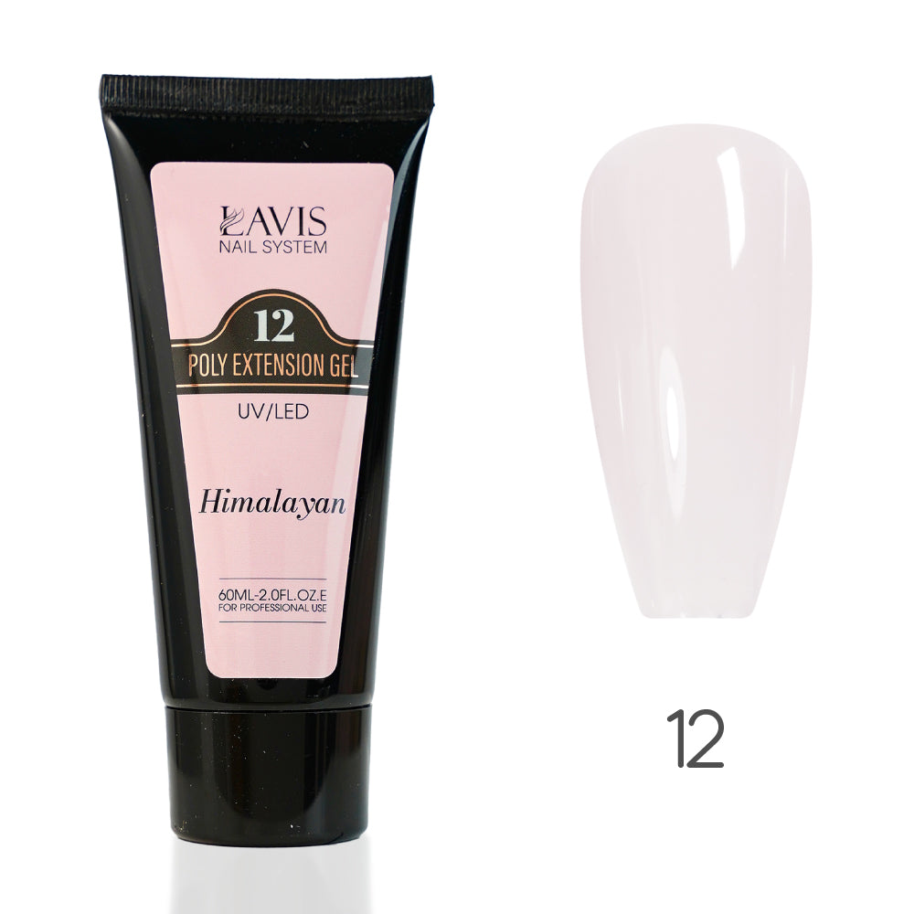 LAVIS 12 Himalayan - New Poly Extension Gel 15 UV/LED 30ml