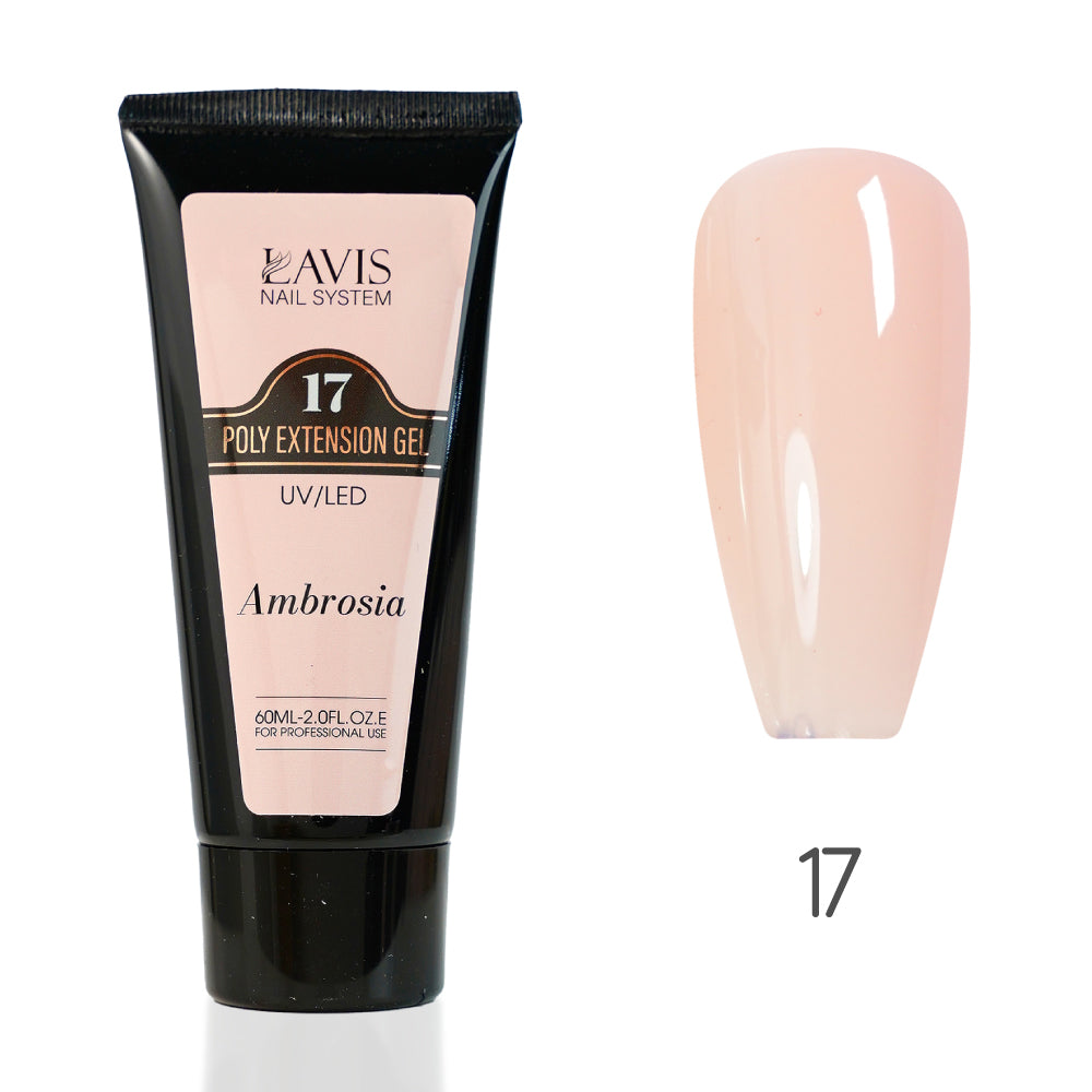 LAVIS 17 Ambrosia - New Poly Extension Gel 15 UV/LED 60ml