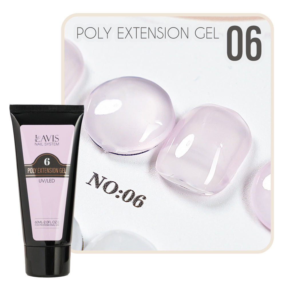 LAVIS Poly Extension Gel 6 UV/LED 60ml