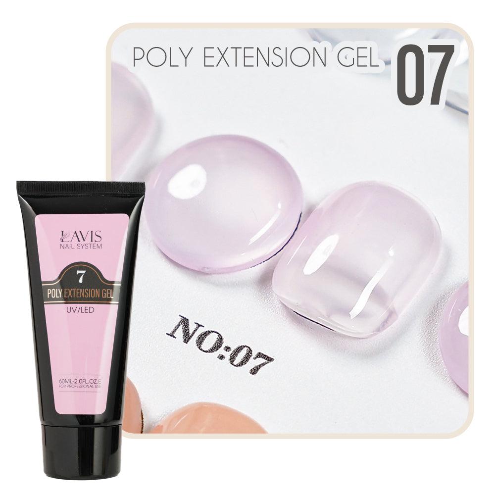 LAVIS Poly Extension Gel 7 UV/LED 60ml