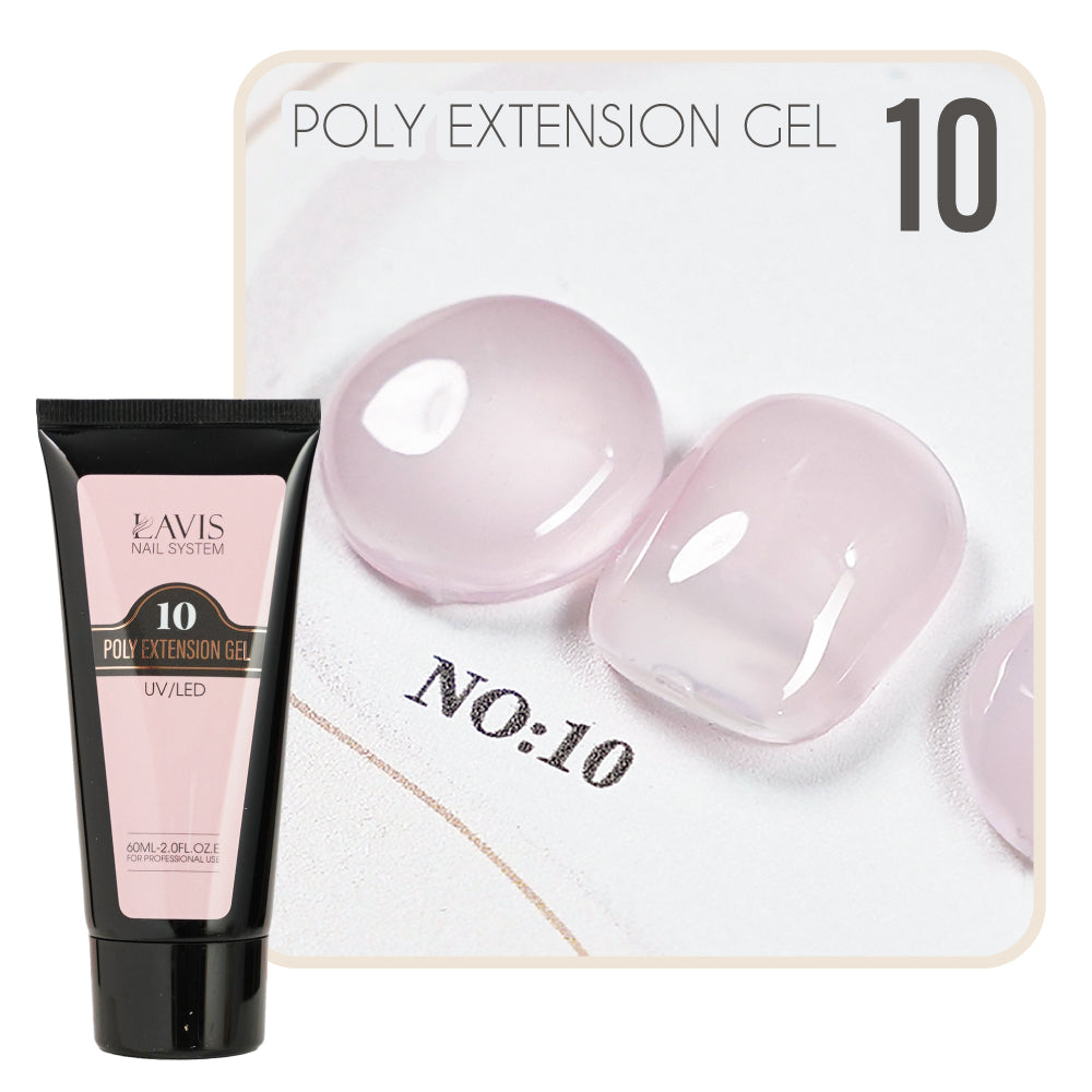 LAVIS Set 18 Poly Extension Gel UV/LED 60ml