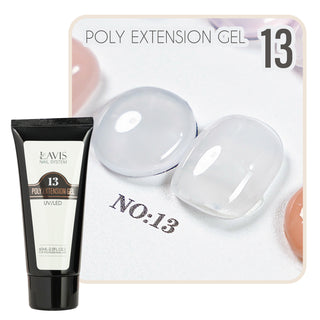 LAVIS Set 18 Poly Extension Gel UV/LED 60ml