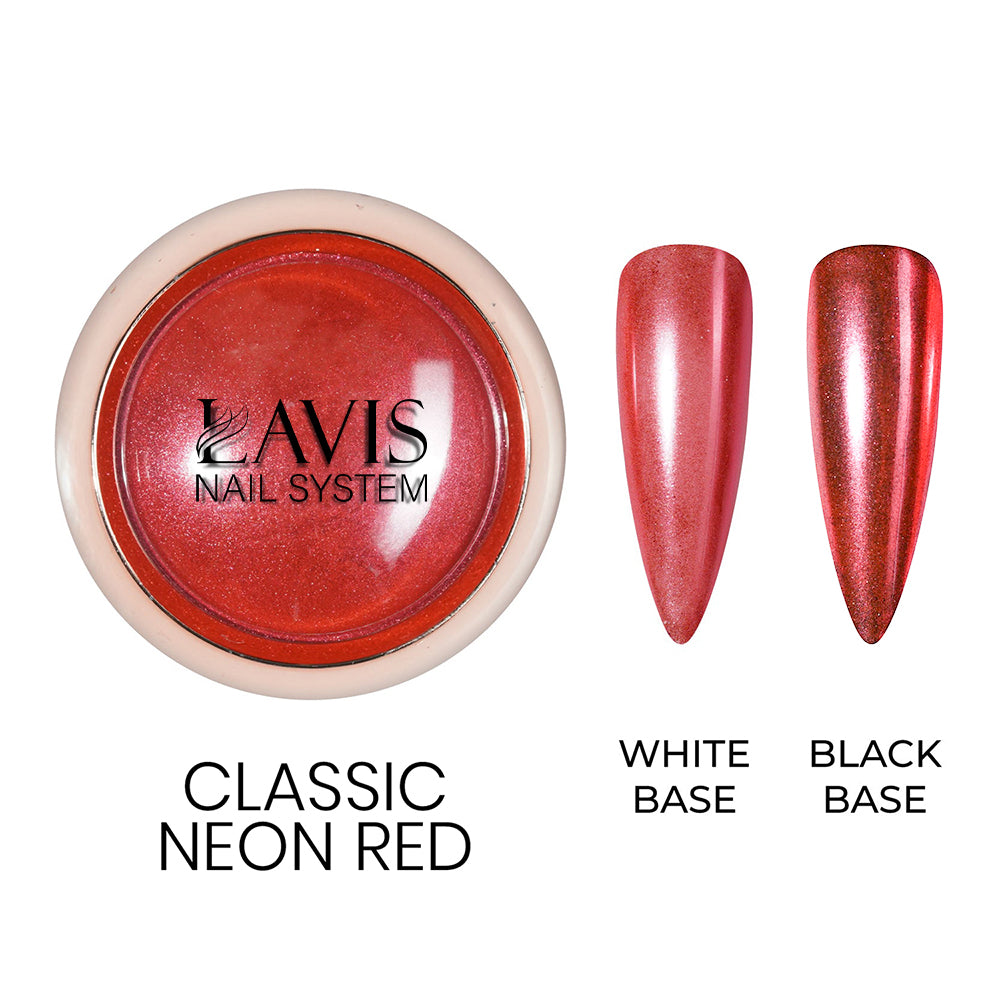 LAVIS Chrome Classic - Neon Red - 0.5gr