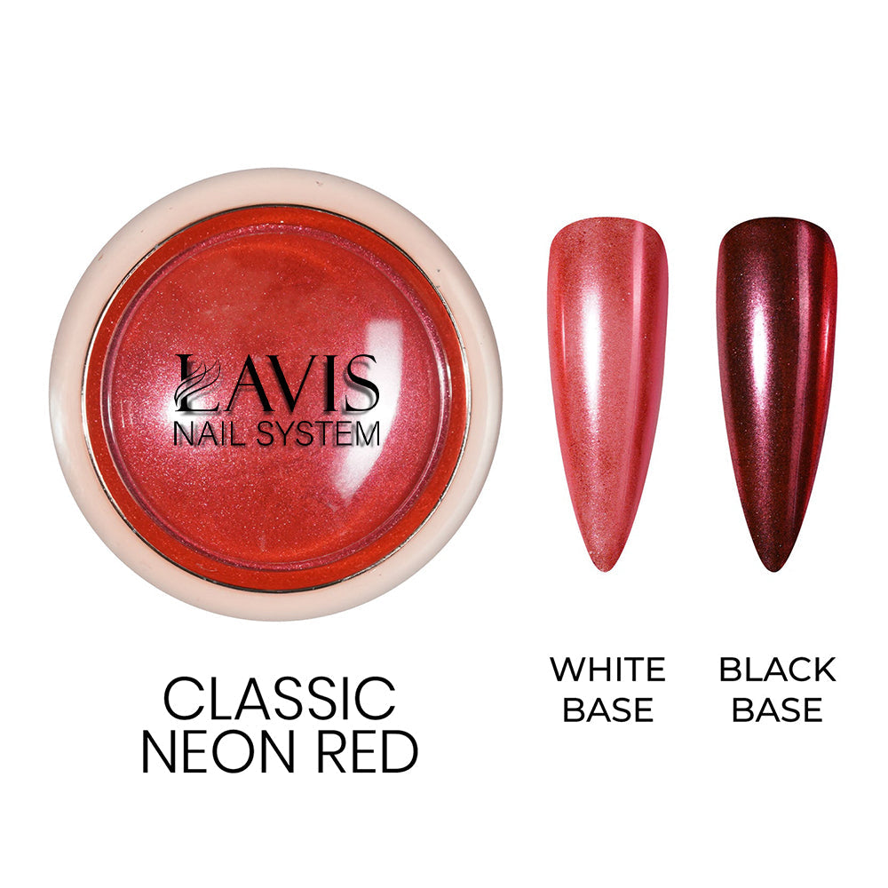 LAVIS Chrome Classic - Neon Red - 0.5gr