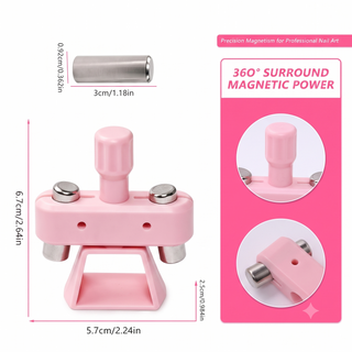 360° Rotating Gyroscope Magnet - Pink