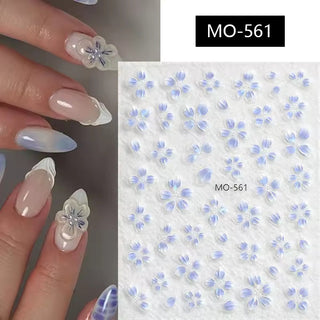 3D Nail Art Stickers MO557 - MO562