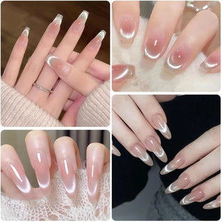 3D Nail Cat Eye Magnet Double Head