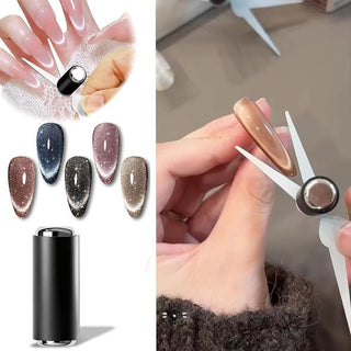 3D Nail Cat Eye Magnet Double Head