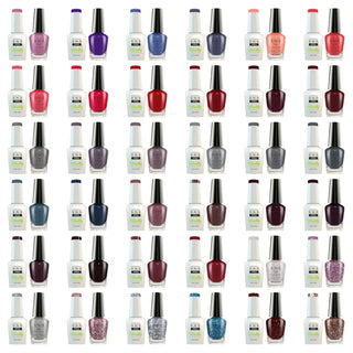 SNS Pro Gel Nail Polish Duo Set 36 Colors - Board 2 Burgundy (037 - 072)