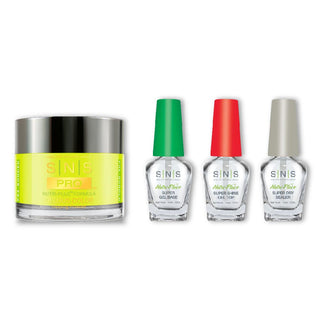 SNS Dip Powder Combo - Liquid Set & 008-CS24-RADIOACTIVE LEMONDROP