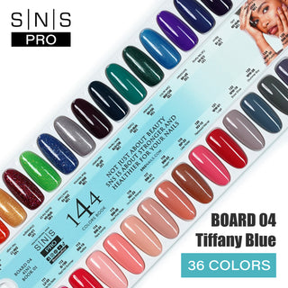 SNS Pro 4 in 1 - Board 4 (109 - 144) - Dip & Acrylic, Gel & Lacquer Matching