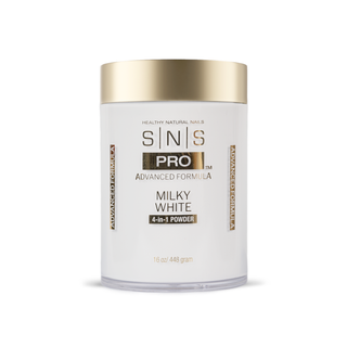 SNS 4-in-1 Pink & White Powder 16oz - Milky White