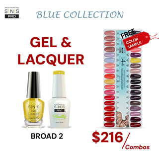 SNS Pro Gel Nail Polish Duo Set 36 Colors - Board 2 (037 - 072)