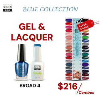 SNS Pro Gel Nail Polish Duo Set 36 Colors - Board 4 (109-144)