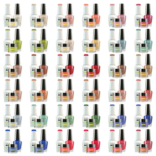 SNS Pro 4 in 1 - Board 1 Pink Collection (001 - 036) - Dip, Gel & Lacquer Matching