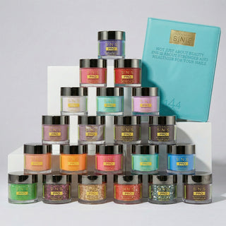 SNS Pro Dipping & Acrylic Powder - Set 144 Colors - Tiffany Blue Collection