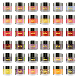 SNS Pro Dipping & Acrylic Powder - Set 36 Colors - Board 2 (037-072)