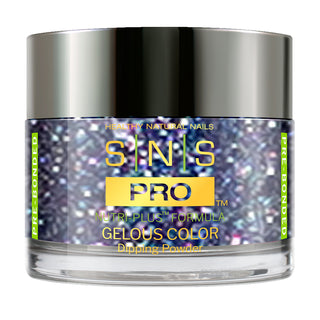 SNS Pro Dipping Powder - 142 DC08 - BABY BOOMER BLUE - Burgundy
